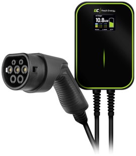 Green Cell EV PowerBox Fali doboz 2. típus 32 A Csatlakozók száma 1 22 kW
