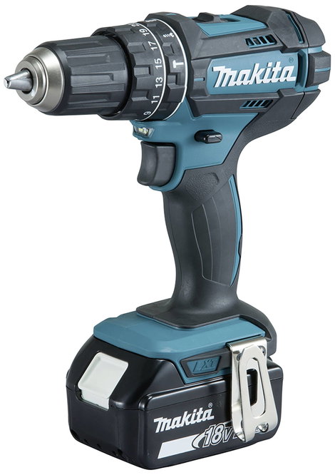 Makita 2 sebességfokozat-Akkus ütvefúró-csavarozó 2. akkuval, Hordtáskával, Tartozékokkal, Töltővel 2. kép