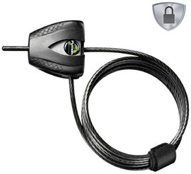 Master Lock 8417EURDPRO Kábel lakat Fekete Kulcsos zár
