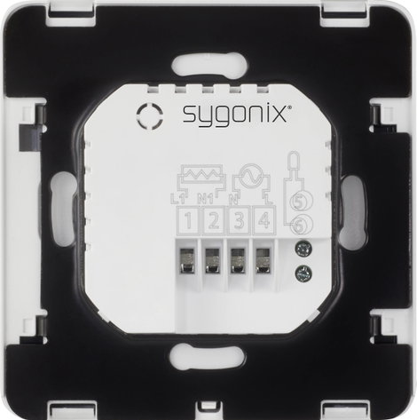 Programozható helyiség termosztát, süllyeszett, 1 - 70 °C, Sygonix Touch 2 SY-4961570 4. kép