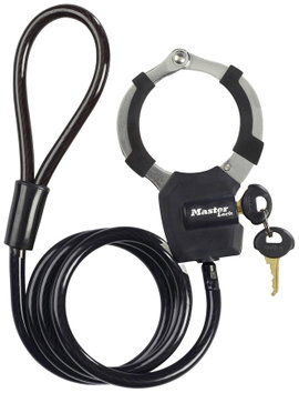 Master Lock 8275EURDPROBLK Kábel lakat Fekete Kulcsos zár