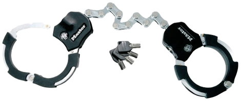 Master Lock 8290EURDPRO Keretes lakat Fekete, Ezüst Kulcsos zár 2. kép