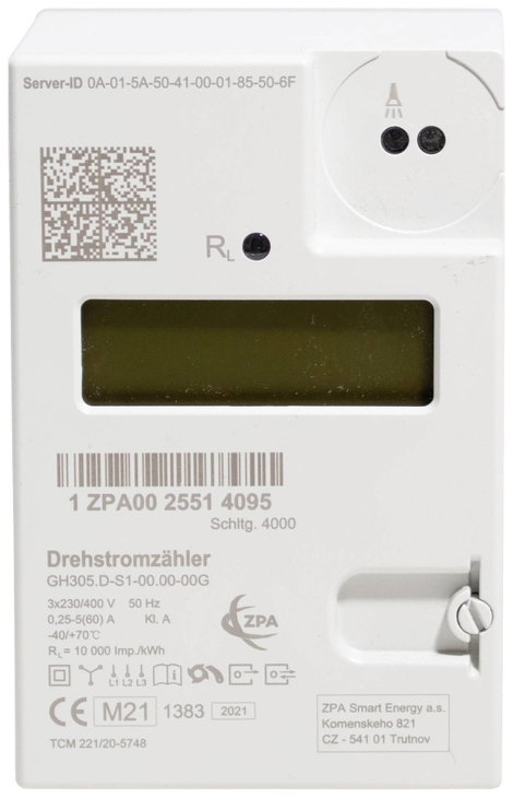 Counttec ZPA Háromfázisú fogyasztásmérő digitális 60 A MID konform: Igen 1 db 3. kép