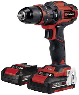 Einhell TE-CD 18/40 Li-i +64 (2x2,0Ah) Akkus ütvefúró-csavarozó 2 sebességfokozat 2. akkuval, Töltőv