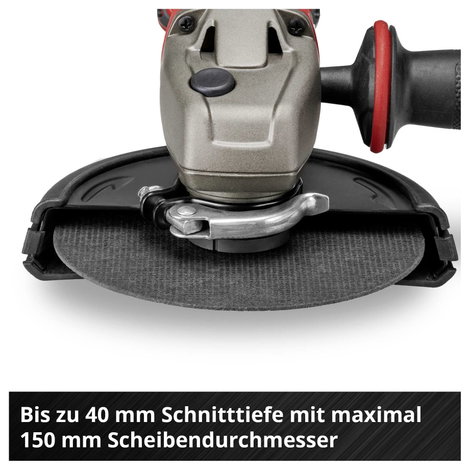 Einhell AXXIO 18/150 4431144 Akkus sarokcsiszoló 150 mm Vágótárcsával 3. kép