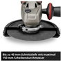 Einhell AXXIO 18/150 4431144 Akkus sarokcsiszoló 150 mm Vágótárcsával 3. bélyegkép