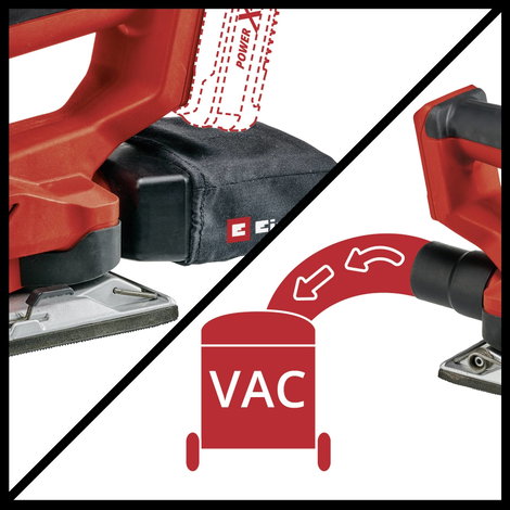 Einhell Power X-Change TE-OS 18/230 Li Solo 4460720 Akkus rezgőcsiszoló 11. kép