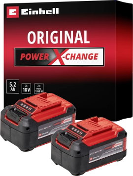 Einhell Power X-Change Akku 2x 18V 5,2Ah PXC-Twinpack 4511526 Szerszám akku 18 V 5.2 Ah Lítiumion