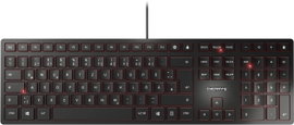CHERRY KC6000 Slim USB Billentyűzet német, QWERTZ Fekete