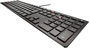 CHERRY KC6000 Slim USB Billentyűzet német, QWERTZ Fekete 2. bélyegkép