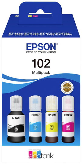 Epson C13T03R640 Utántöltő tinta Alkalmas a gyártó készülékeihez: Epson Fekete, Cián, Sárga, Bíbor