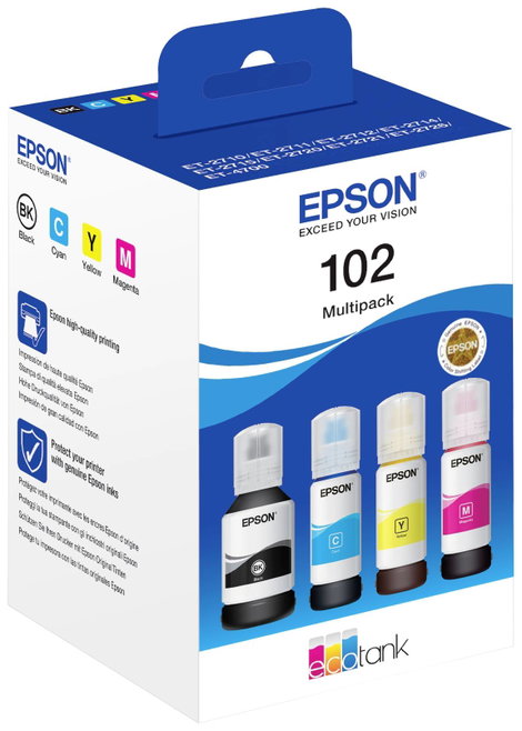 Epson C13T03R640 Utántöltő tinta Alkalmas a gyártó készülékeihez: Epson Fekete, Cián, Sárga, Bíbor 2. kép