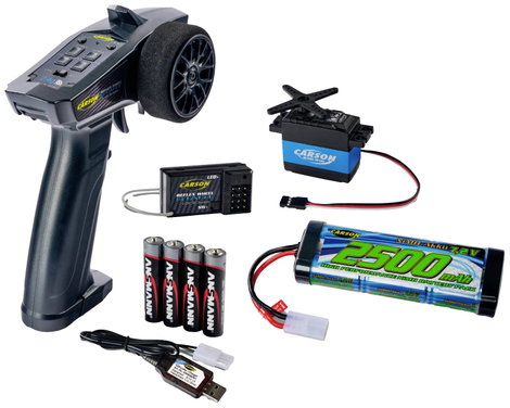 Carson RC Sport Kézi távirányító kezdő készlet 2,4 GHz Csatornák: 2