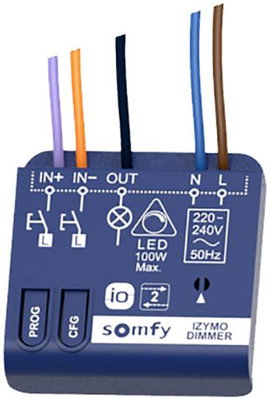 Somfy io 1822663 Rádiójel vezérlésű riasztóberendezés bővítés Vezeték nélküli vevő