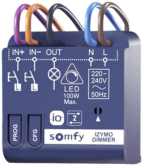 Somfy io 1822663 Rádiójel vezérlésű riasztóberendezés bővítés Vezeték nélküli vevő 2. kép