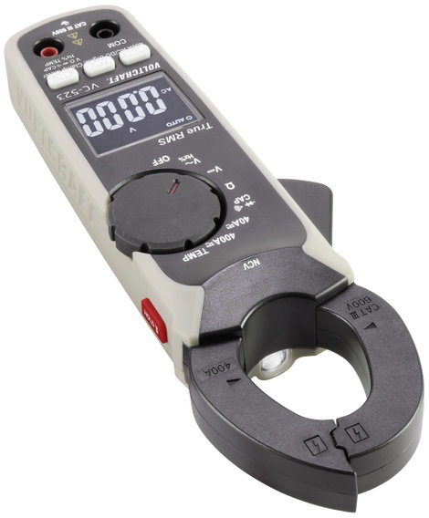 Lakatfogó és mérőadapter készlet 0,01 - 400 A/AC/DC, Voltcraft VC523 SE + DMA 6. kép