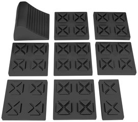 Calima 46057 Kiegyenlítő ék, Ék 2500 kg PP 24 cm x 24 cm x 25 mm