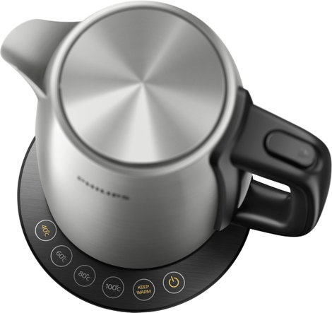Philips HD9359/90 Avance Vízforraló Zsinór nélküli Nemesacél, Fekete 2. kép