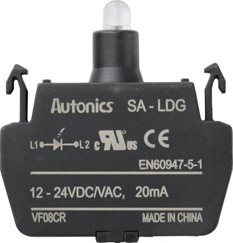 TRU COMPONENTS SA-LDG LED elem Zöld 12 V, 24 V 1 db