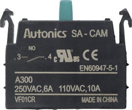 TRU COMPONENTS SA-CAM Érintkező elem 1 záró 110 V, 250 V 1 db
