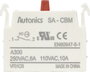 TRU COMPONENTS SA-CBM Érintkező elem 1 nyitó 110 V, 250 V 1 db bélyegkép