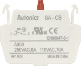 TRU COMPONENTS SA-CB Érintkező elem 1 nyitó 110 V, 250 V 1 db