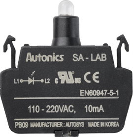 TRU COMPONENTS SA-LAB LED elem Kék 110 V, 240 V 1 db
