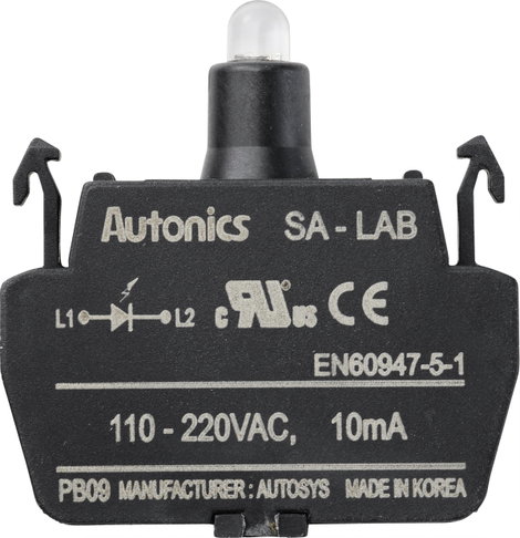 TRU COMPONENTS SA-LAB LED elem Kék 110 V, 240 V 1 db