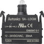 TRU COMPONENTS SA-LDGM LED elem Zöld 12 V, 24 V 1 db bélyegkép