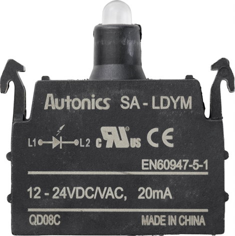 TRU COMPONENTS SA-LDYM LED elem Sárga 12 V, 24 V 1 db