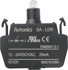 TRU COMPONENTS SA-LDR LED elem Piros 12 V, 24 V 1 db