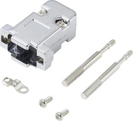 TRU COMPONENTS TC-9878208 D-SUB ház Pólusszám: 9 Műanyag 1 db