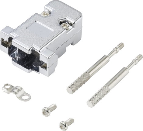 TRU COMPONENTS TC-9878208 D-SUB ház Pólusszám: 9 Műanyag 1 db