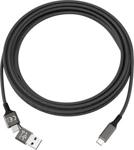 Smrter USB kábel USB 2.0 USB-C® dugó, USB-C® dugó 1.00 m SMRTER_SPEEDY_C_BK
