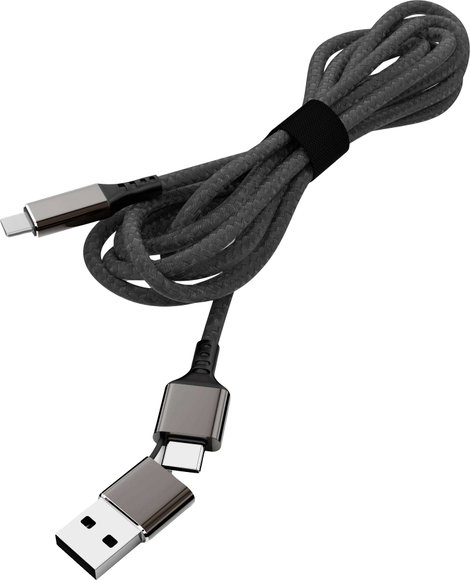 Smrter USB kábel USB 2.0 USB-C® dugó, USB-C® dugó 1.00 m SMRTER_SPEEDY_C_BK 2. kép