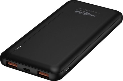 Ansmann PB320PD Powerbank 10000 mAh Power Delivery Lítiumion USB-A, USB-C® Fekete 2. kép
