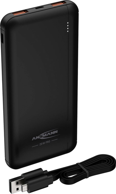 Ansmann PB320PD Powerbank 10000 mAh Power Delivery Lítiumion USB-A, USB-C® Fekete 4. kép