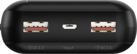 Powerbank 20000 mAh lítium-ion, USB-A/USB-C, fekete, Ansmann PB320PD 3. kép