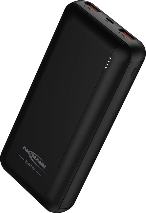 Powerbank 20000 mAh lítium-ion, USB-A/USB-C, fekete, Ansmann PB320PD 7. kép