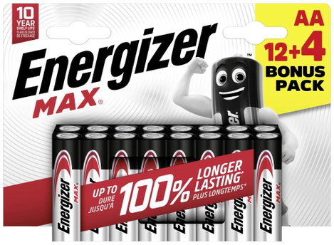 Energizer Max Ceruzaelem Alkáli mangán 1.5 V 16 db