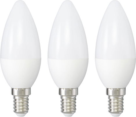Sygonix SY-4892456 LED EEK F (A - G) E14 2.9 W = 25 W Melegfehér (Ø x Ma) 35 mm x 100 mm 3 db