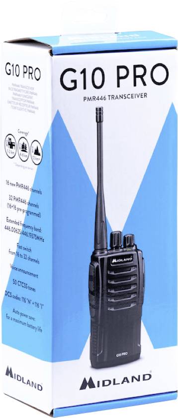 Midland G10 Pro C1107.04 PMR készülék 4. kép