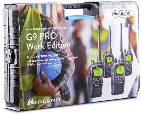 Midland G9 Pro 4er Kofferset C1385.05 PMR készülék 3. kép