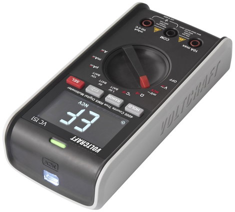 Digitális kézi multiméter CAT III 600 V 4000 digit, Voltcraft VC151 4. kép