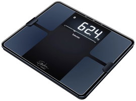 Beurer BF 915 Digitális személymérleg Mérési tartomány (max.)=200 kg Fekete Bluetooth-szal