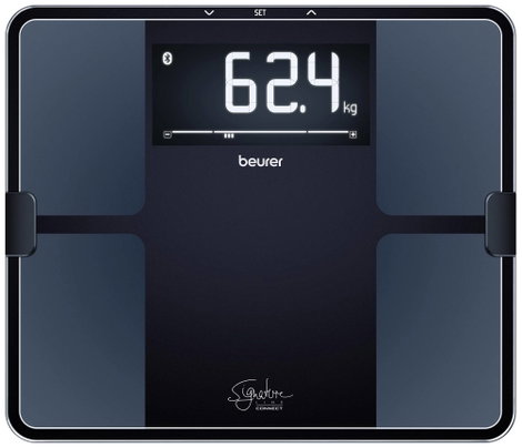 Beurer BF 915 Digitális személymérleg Mérési tartomány (max.)=200 kg Fekete Bluetooth-szal 2. kép