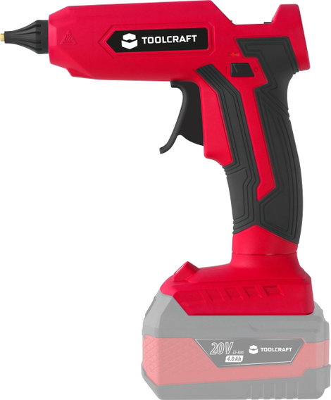 TOOLCRAFT AP-1200 Akkus ragasztópisztoly akku nélkül, töltő nélkül 11 mm 20 V 1 db 4. kép
