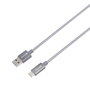Skross USB kábel USB 3.2 Gen1 (USB 3.0 / USB 3.1 Gen1) USB-A dugó 1.20 m Space szürke Kerek, Hajléko 3. bélyegkép