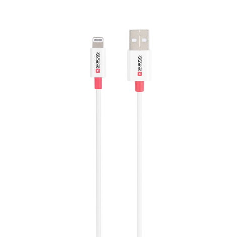 Skross USB kábel USB 2.0 USB-C® dugó 2.00 m Fehér Kerek SKCA0005A-MFI200CN 2. kép