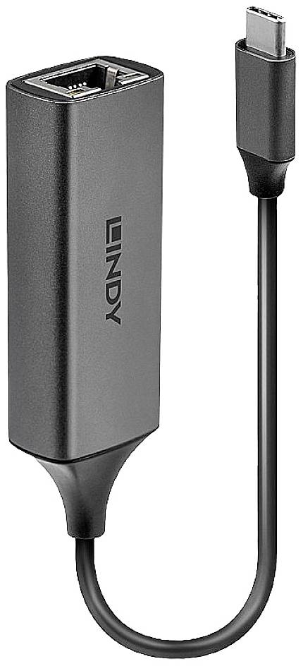 LINDY neu Hálózati adapter 5 GBit/s USB-C® USB 3.1 (1. gen), Gigabit-LAN (1 Gbit/s), RJ45